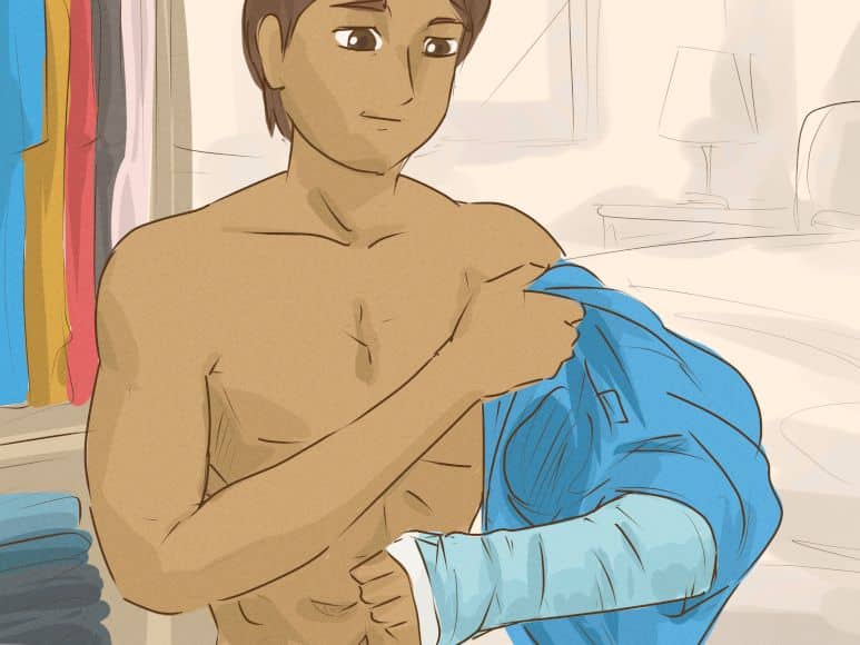 Imagen relacionada con el título: 3 divertidas actividades para disfrutar con un brazo escayolado